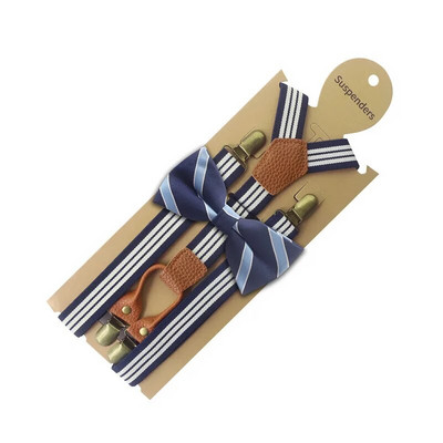 Tregeri širine 2,5 cm s leptir-mašnom Modni muški komplet leptir-kravata Muške naramenice Ženske podesive tregere Hlače Dodaci za vjenčanje