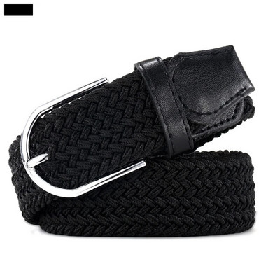 Ženski ležerni prugasti rastezljivi tkani pojasevi oko struka širine 3,2 cm, elastični muški i ženski traperice, ukrasni crni crveni remen za žene