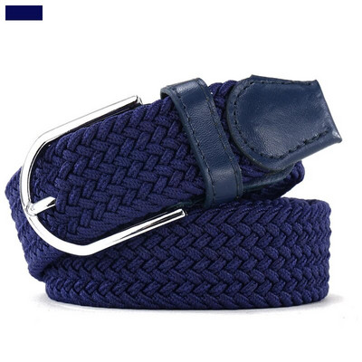 Ženski ležerni prugasti rastezljivi tkani pojasevi oko struka širine 3,2 cm, elastični muški i ženski traperice, ukrasni crni crveni remen za žene