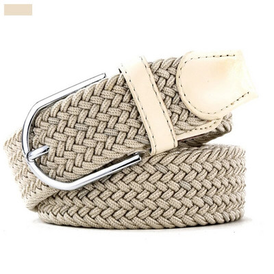 Ženski ležerni prugasti rastezljivi tkani pojasevi oko struka širine 3,2 cm, elastični muški i ženski traperice, ukrasni crni crveni remen za žene