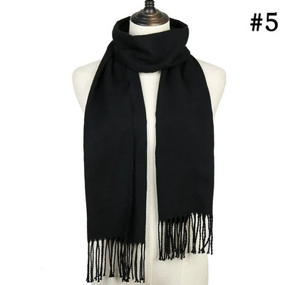 2022. Luksuzni svijetlozeleni ženski šal od kašmira, zimski šal i omot, bandana od pašmine, debela deka s resicama