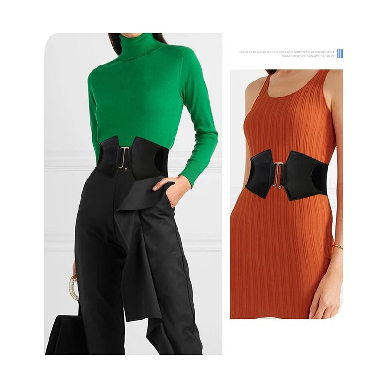 Elastični crni pojasevi za korzet velike veličine Dizajnerski ženski pojasevi sa širokim strukom, rastezljivi bokserima Ženska velika haljina Korzeti Pojas za djevojke