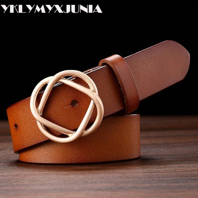 YKLYMYXJUNIA ženski kožni remeni, modni remeni, ženski ženski brend, pojas, novi kožni remen za žene