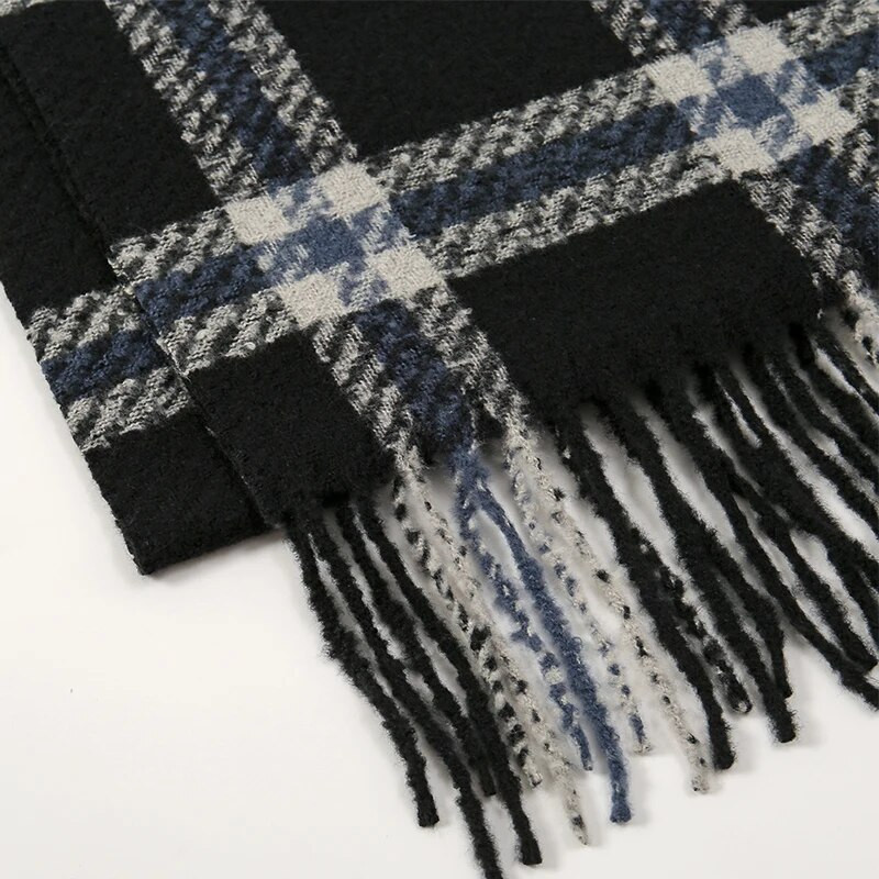 Luksusa pleds šalle ziemas silts kašmira sieviešu garais pashmina foulard sieviešu šalles Sieviešu pušķis šalles aptinumi ceļojumu pončo sega