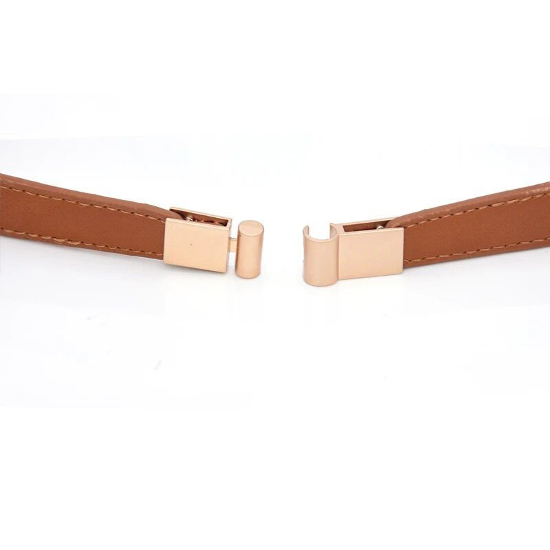 Elastični tanki ženski remen za haljine Crno Crveno Bijeli Mršavi ženski remen oko struka Rastezljivi ženski pojas ceinture elastique femme