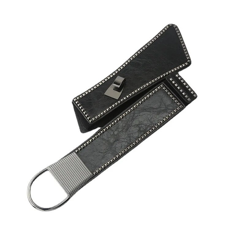 Luksuzni ženski široki pojas, elastična starinska kopča, kožna široka modna kopča s divljom iglom, ženski remen oko struka, remen, remen za haljine