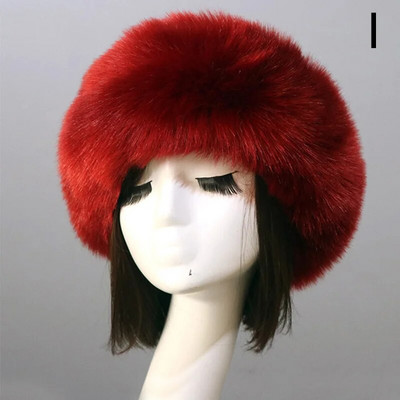 Traka za glavu od umjetnog krzna Ženske zimske kape Topla krznena umjetna bomber pahuljasta ruska kapa Slušalica Djevojka Skijanje na otvorenom Grijač za uši