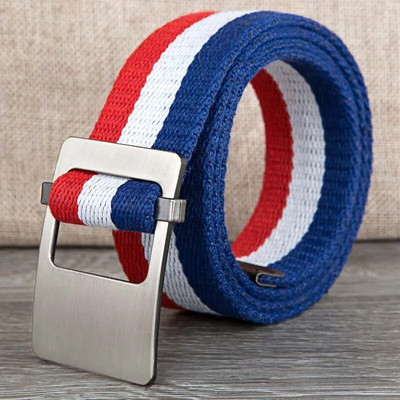 140 cm klassikaline lihtsas stiilis vabaaja püksid, õpilaste lõuend naiste ja meeste pikendatud vöö