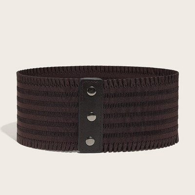 Sieviešu plata josta, elastīgas jostasvietas Sieviešu elastīga jostasvieta Cummerbund sieviešu kleita korsete jostas melna balta jostasvieta