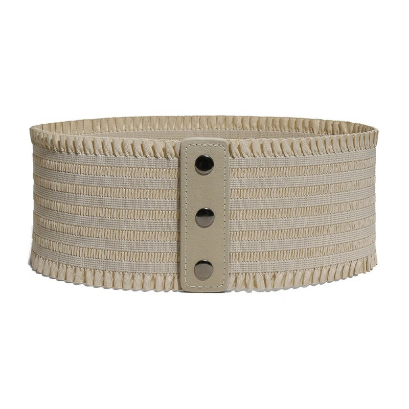 Sieviešu plata josta, elastīgas jostasvietas Sieviešu elastīga jostasvieta Cummerbund sieviešu kleita korsete jostas melna balta jostasvieta