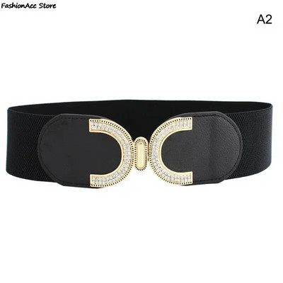 Novi modni stil s kopčom, elastični široki remen, široki remen s pojasom s pojasom oko struka Ženski ženski dodaci