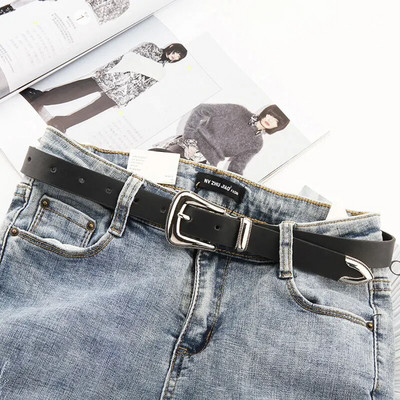 Vintage gotički remeni za žene Traperice do struka Ženski remen Izrezbarena kopča Western pojas Dizajnerski remen Cintos Ceinture Femme