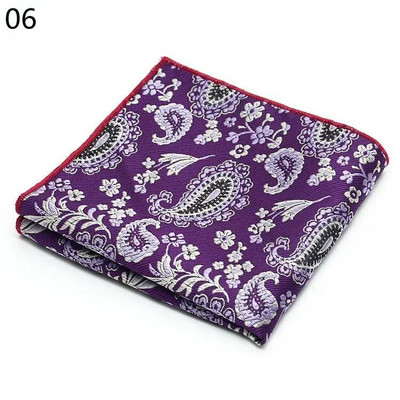 Πολυτελές 25*25cm Ανδρικό Vintage Μαντήλι Paisley Μεταξωτό Μαντήλι Τσέπης Τετράγωνο Μόδα Ανδρική Πετσέτα στήθους για πάρτι γάμου