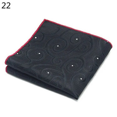 Πολυτελές 25*25cm Ανδρικό Vintage Μαντήλι Paisley Μεταξωτό Μαντήλι Τσέπης Τετράγωνο Μόδα Ανδρική Πετσέτα στήθους για πάρτι γάμου