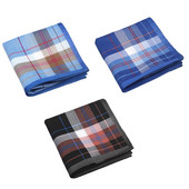 Mood Kvaliteetne puhtast puuvillast meeste taskurätik Vintage tume klassikaline ruuduline higi imav taskurätid Tasku ruut 43*43