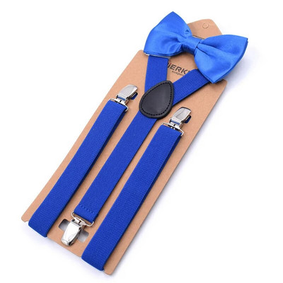 Férfi Y-hátú állítható nadrágtartó csokornyakkendővel 3 kapcsos Harisnyatartó szett Férfi Vintage alkalmi nadrág pánt Apa / Férj ajándék