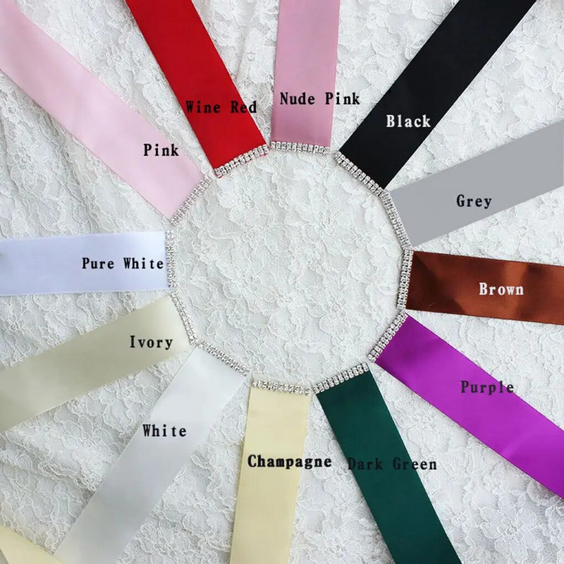 Naiste vöö Kristallist pulmavööd Satiinist kivikivist pulmakleidirihm Pulmatarvikud Pruudipael Rihm