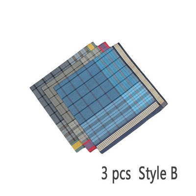 Zsebkendők Férfi 100% pamut Vintage kabát zsebkendő négyzet alakú kockás férfi öltöny Zsebkendő izzadságelnyelő kiváló minőségű 43cm