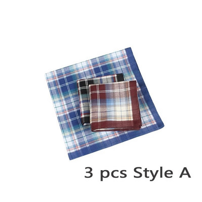 Zsebkendők Férfi 100% pamut Vintage kabát zsebkendő négyzet alakú kockás férfi öltöny Zsebkendő izzadságelnyelő kiváló minőségű 43cm