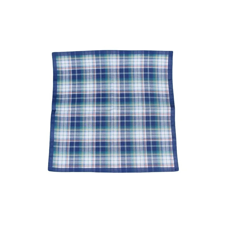 Zsebkendők Férfi 100% pamut Vintage kabát zsebkendő négyzet alakú kockás férfi öltöny Zsebkendő izzadságelnyelő kiváló minőségű 43cm