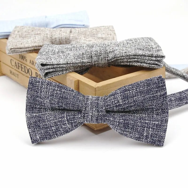 Ianthe vadonatúj férfi divat masszív csokornyakkendő férfi esküvői vőlegény pamut poliészter pillangó csokornyakkendő Gravata vintage nyakbavaló nyakkendő