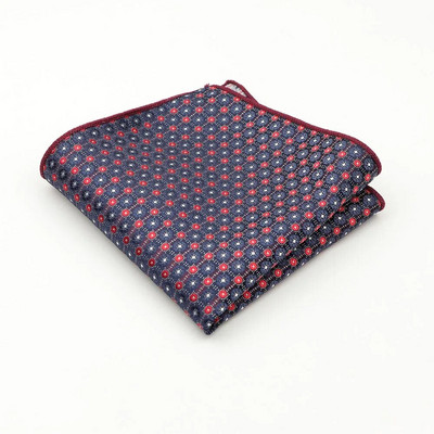 Muški rupčić s točkastim prugama i tkanim printom džepne četvrtaste maramice poslovno ležerne poliesterske maramice br. 21-44