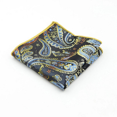 Muški rupčić s točkastim prugama i tkanim printom džepne četvrtaste maramice poslovno ležerne poliesterske maramice br. 21-44