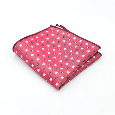 Muški rupčić s točkastim prugama i tkanim printom džepne četvrtaste maramice poslovno ležerne poliesterske maramice br. 21-44