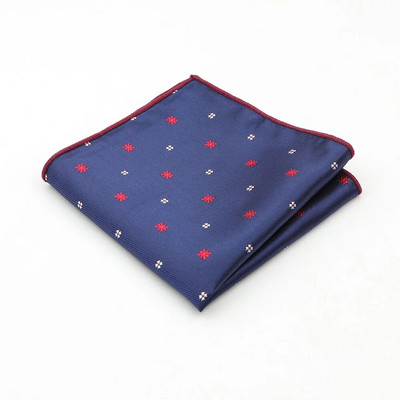 Muški rupčić s točkastim prugama i tkanim printom džepne četvrtaste maramice poslovno ležerne poliesterske maramice br. 21-44