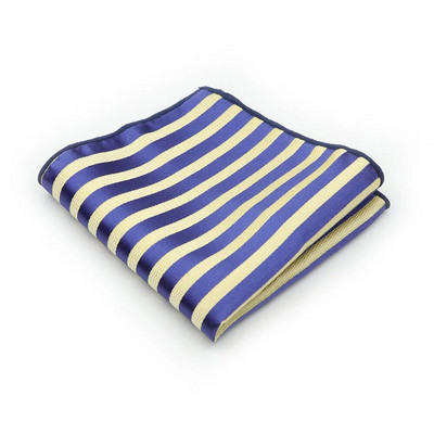 Muški rupčić s točkastim prugama i tkanim printom džepne četvrtaste maramice poslovno ležerne poliesterske maramice br. 21-44