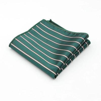 Muški rupčić s točkastim prugama i tkanim printom džepne četvrtaste maramice poslovno ležerne poliesterske maramice br. 21-44