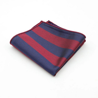 Muški rupčić s točkastim prugama i tkanim printom džepne četvrtaste maramice poslovno ležerne poliesterske maramice br. 21-44