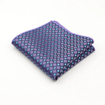 Muški rupčić s točkastim prugama i tkanim printom džepne četvrtaste maramice poslovno ležerne poliesterske maramice br. 21-44