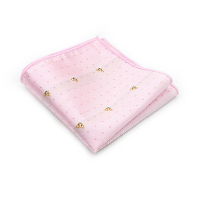 Muški rupčić s točkastim prugama i tkanim printom džepne četvrtaste maramice poslovno ležerne poliesterske maramice br. 21-44