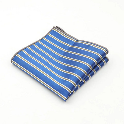 Muški rupčić s točkastim prugama i tkanim printom džepne četvrtaste maramice poslovno ležerne poliesterske maramice br. 21-44