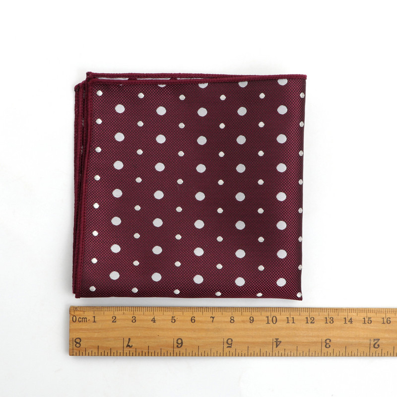 Muški rupčić s točkastim prugama i tkanim printom džepne četvrtaste maramice poslovno ležerne poliesterske maramice br. 21-44