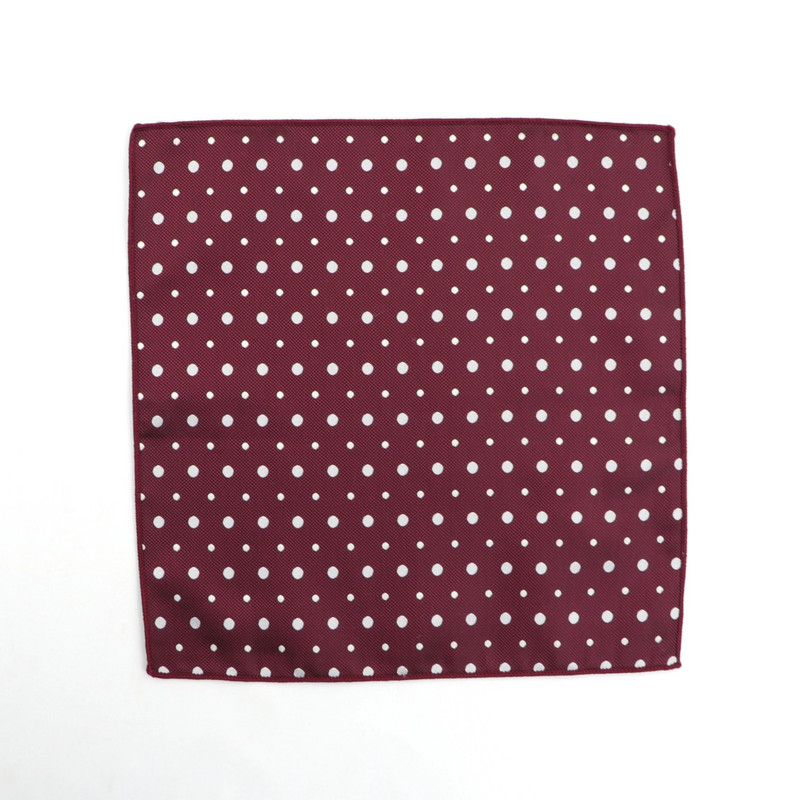 Muški rupčić s točkastim prugama i tkanim printom džepne četvrtaste maramice poslovno ležerne poliesterske maramice br. 21-44