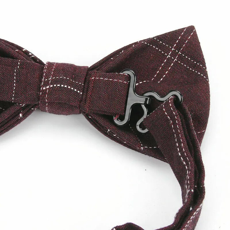 Ianthe vadonatúj férfi vintage csekk pamut csokornyakkendő esküvői öltöny csokornyakkendő férfinak férfi nyakbavaló divat pillangós Gravata nyakkendő