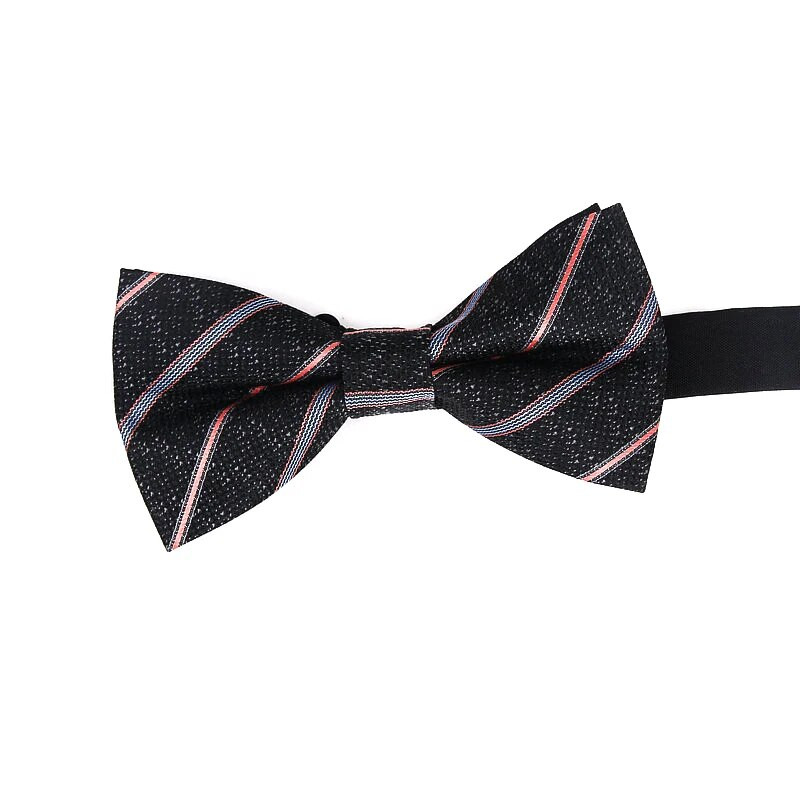 Jacquard Férfi Csokornyakkendő Poliészter Ingek Csokornyakkendő Férfi Csokornyakkendő Csokornyakkendő Felnőtt csíkos csokornyakkendő Vestidos Gravata Borboleta