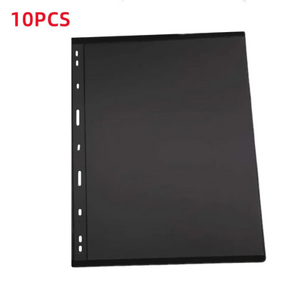 10 kom/lot albuma za poštanske marke. Stranice za ponovno punjenje 4 5 6 7 linija Rešetka bez kiseline Držač markica Listovi crni prozirni novac Stranica novčanica