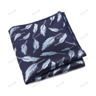 Újdonság, alkalmi férfi zseb, négyzet alakú virágos levelek jávorszarvas zsebkendő Jacquard textúra Hankie szmoking öltöny formális party kiegészítő