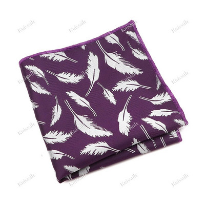 Újdonság, alkalmi férfi zseb, négyzet alakú virágos levelek jávorszarvas zsebkendő Jacquard textúra Hankie szmoking öltöny formális party kiegészítő