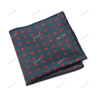 Újdonság, alkalmi férfi zseb, négyzet alakú virágos levelek jávorszarvas zsebkendő Jacquard textúra Hankie szmoking öltöny formális party kiegészítő