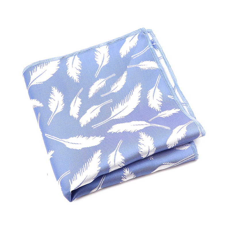 Újdonság, alkalmi férfi zseb, négyzet alakú virágos levelek jávorszarvas zsebkendő Jacquard textúra Hankie szmoking öltöny formális party kiegészítő