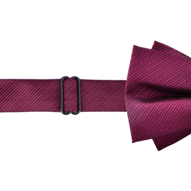 Leptir mašna Muškarci Mladoženja Svečano odijelo Vjenčano crveno vino Kumovi Crna leptir mašna