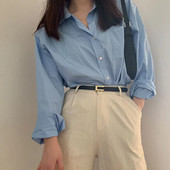 Uus moodne nahast õhuke vöö naistele metallist pandlaga vöörihm Disainer naiste pükskleit Lihtsa kaunistusega vöörihm