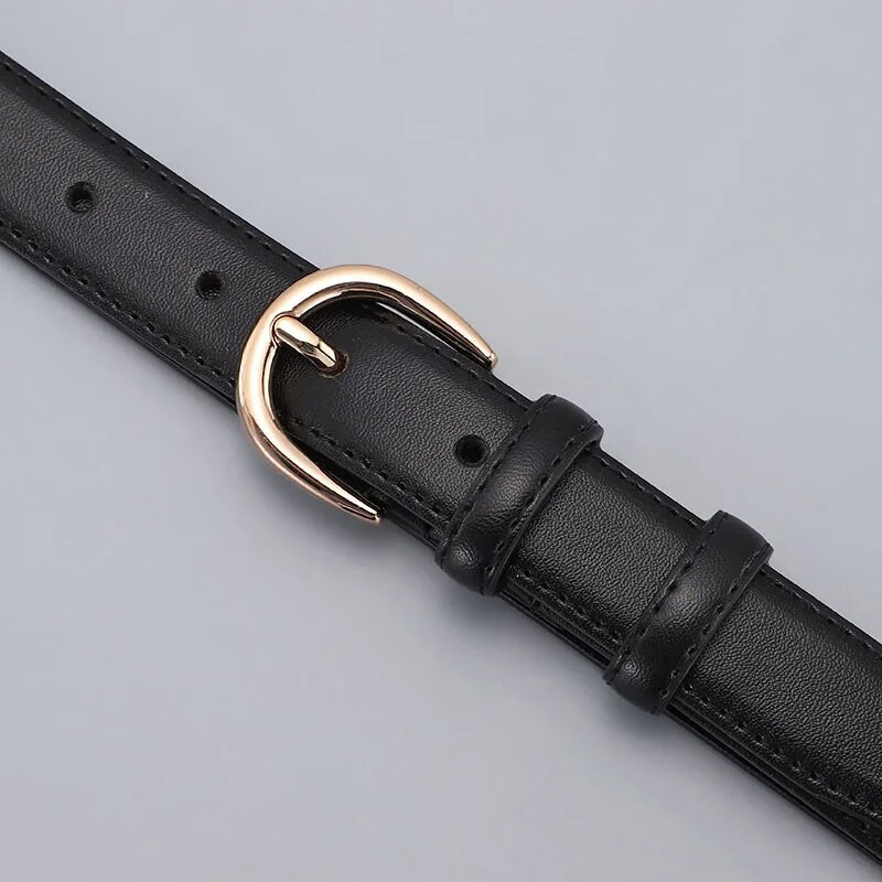 Naiste nahast vöö Luksuslik brändi disainvöö Lihtne mood teksade ja pükstega Kaunistatud vöö Kvaliteetne sulamist pannal