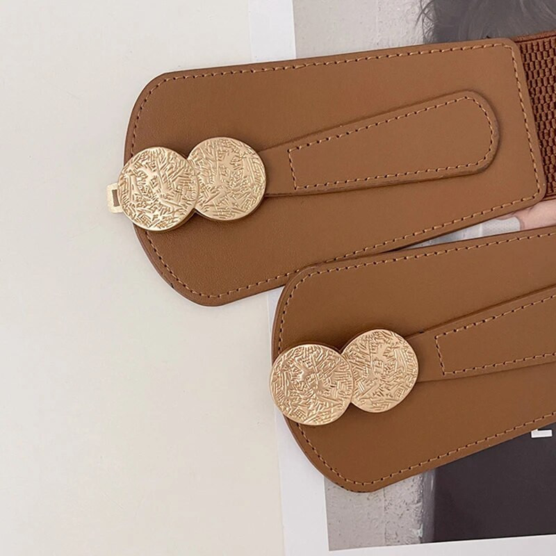 Visokokvalitetni ženski modni elastični široki struk, jakna, pulover, odijelo, ukrasi, kožni korzet, pojasevi za žene, luksuzni