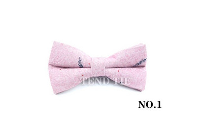 Modna pamučna šarena leptir-mašna Meka fleksibilna leptir-mašna Glatka podesiva svadbena zabava