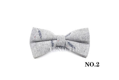 Modna pamučna šarena leptir-mašna Meka fleksibilna leptir-mašna Glatka podesiva svadbena zabava